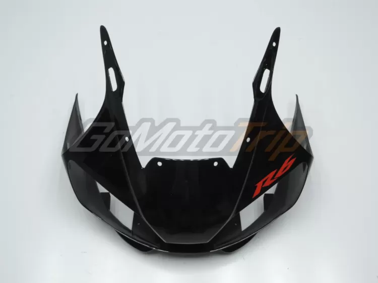 1998 2002 Yamaha Yzf R6 Black Red Fairing 4