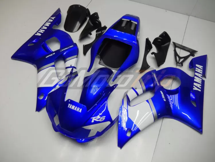 1998 2002 Yamaha Yzf R6 Blue Fairing3 2