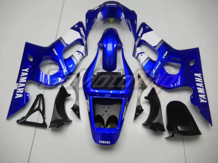 1998 2002 Yamaha Yzf R6 Blue Fairing3 4