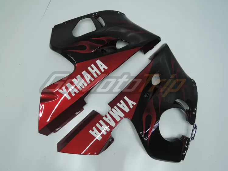 1998 2002 Yamaha Yzf R6 Red Flame Fairing 9