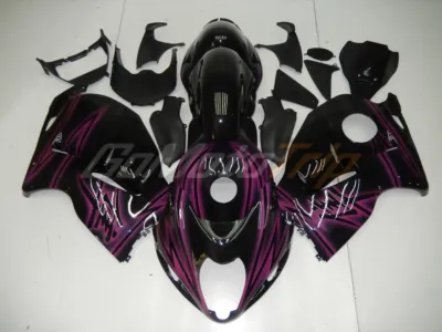 1999 2007 Suzuki Hayabusa Black Fairing3 1