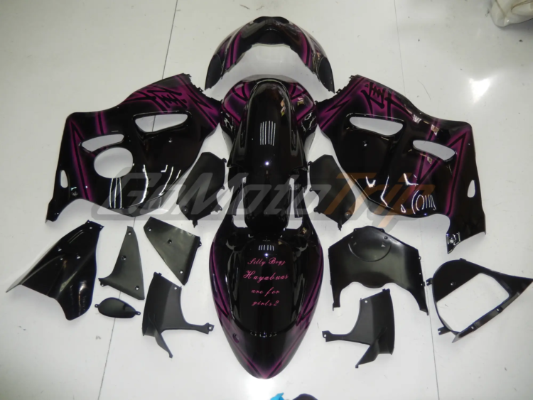 1999 2007 Suzuki Hayabusa Black Fairing3 4