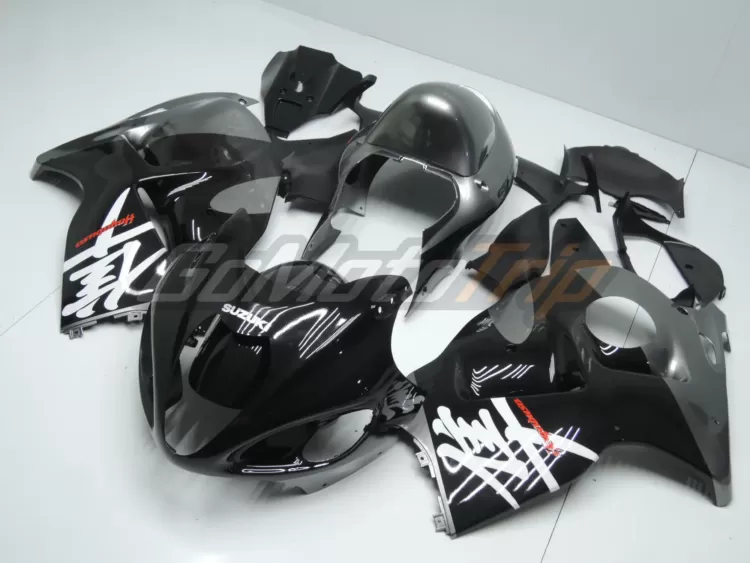 1999 2007 Suzuki Hayabusa Black Gray Fairing 2