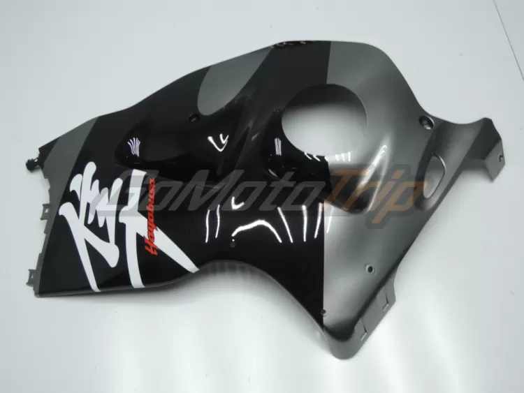 1999 2007 Suzuki Hayabusa Black Gray Fairing 6