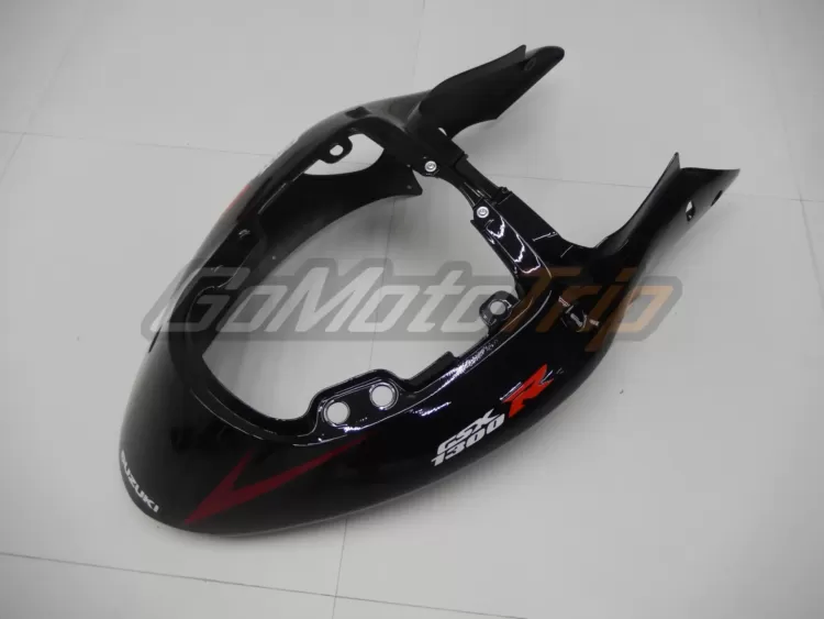 1999 2007 Suzuki Hayabusa Black Red Fairing 11