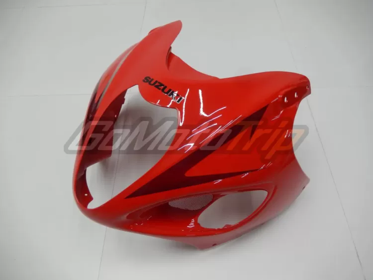 1999 2007 Suzuki Hayabusa Black Red Fairing 7