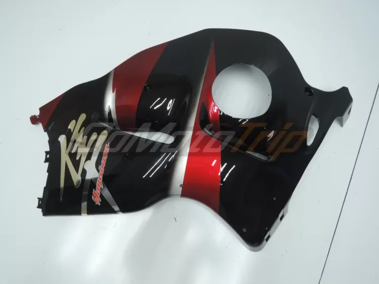 1999 2007 Suzuki Hayabusa Black Red Fairing2 6