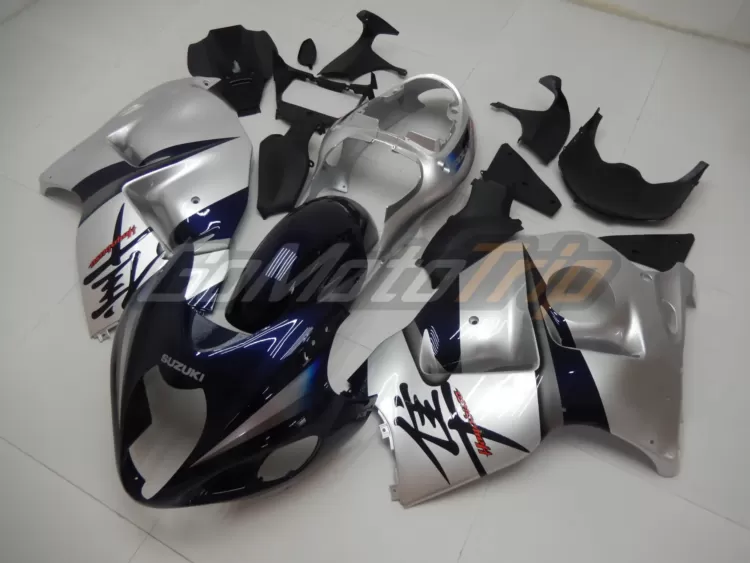 1999 2007 Suzuki Hayabusa Blue Silver Fairing 2