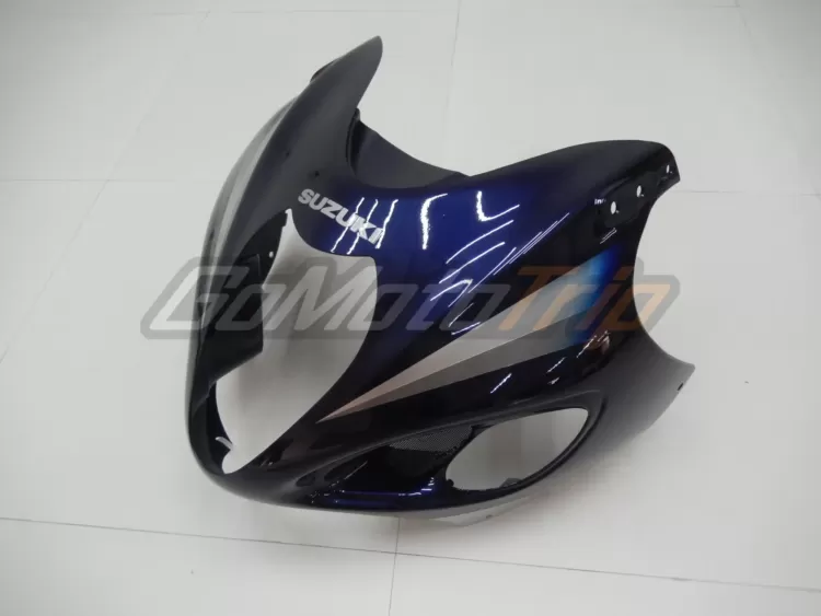 1999 2007 Suzuki Hayabusa Blue Silver Fairing 8