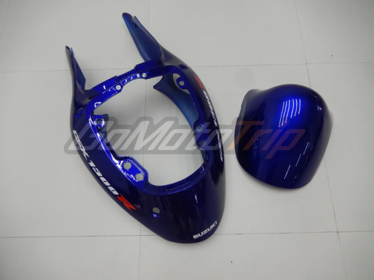 1999 2007 Suzuki Hayabusa Blue Silver Fairing2 18