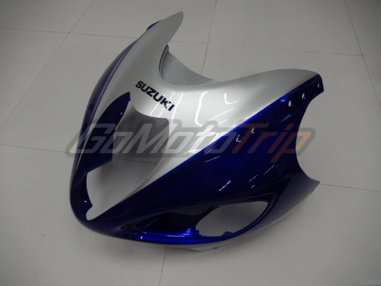 1999 2007 Suzuki Hayabusa Blue Silver Fairing2 7