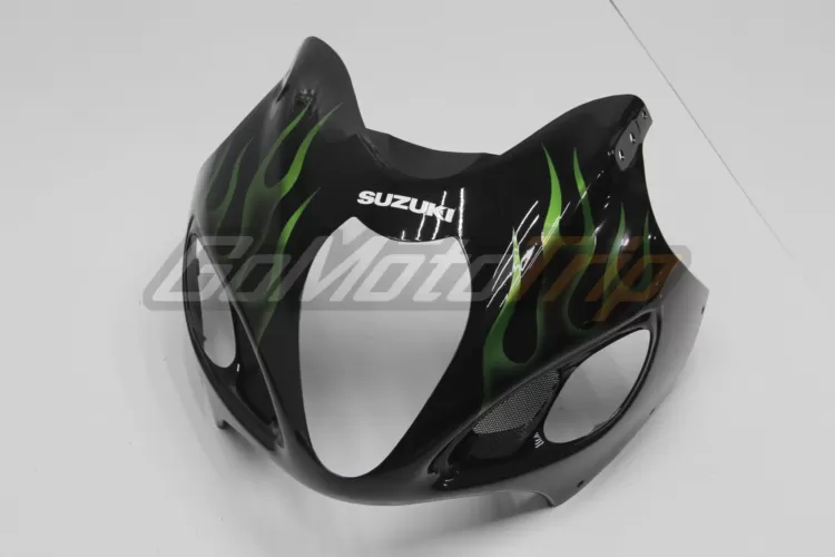 1999 2007 Suzuki Hayabusa Green Flame Fairing 4