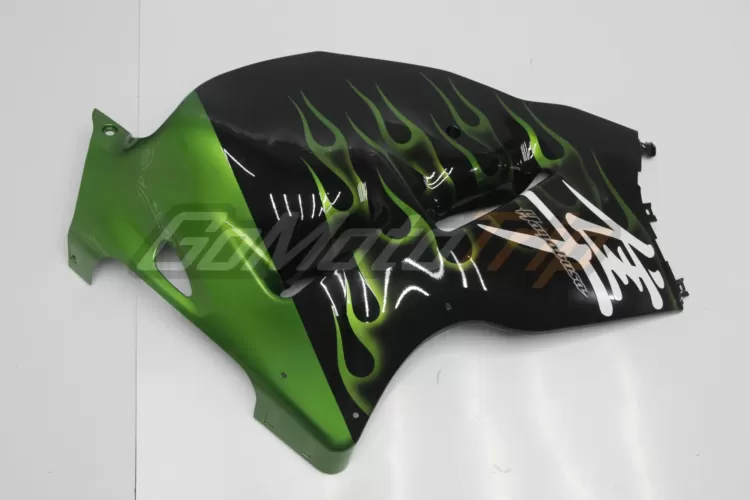 1999 2007 Suzuki Hayabusa Green Flame Fairing 7