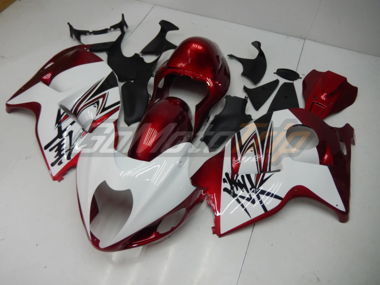 1999 2007 Suzuki Hayabusa Red White Fairing 2