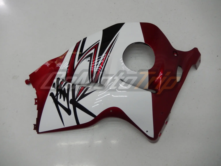 1999 2007 Suzuki Hayabusa Red White Fairing 8