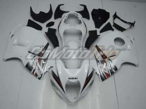 1999 2007 Suzuki Hayabusa White Fairing3 1