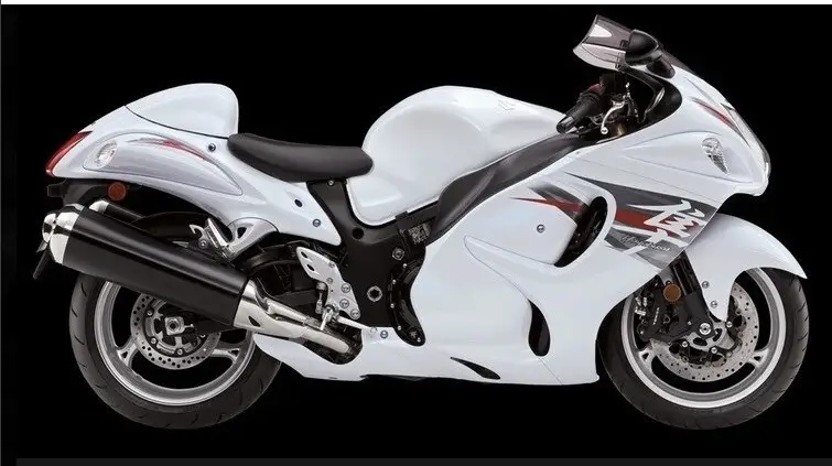 1999 2007 Suzuki Hayabusa White Fairing3 11