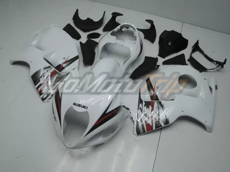 1999 2007 Suzuki Hayabusa White Fairing3 2