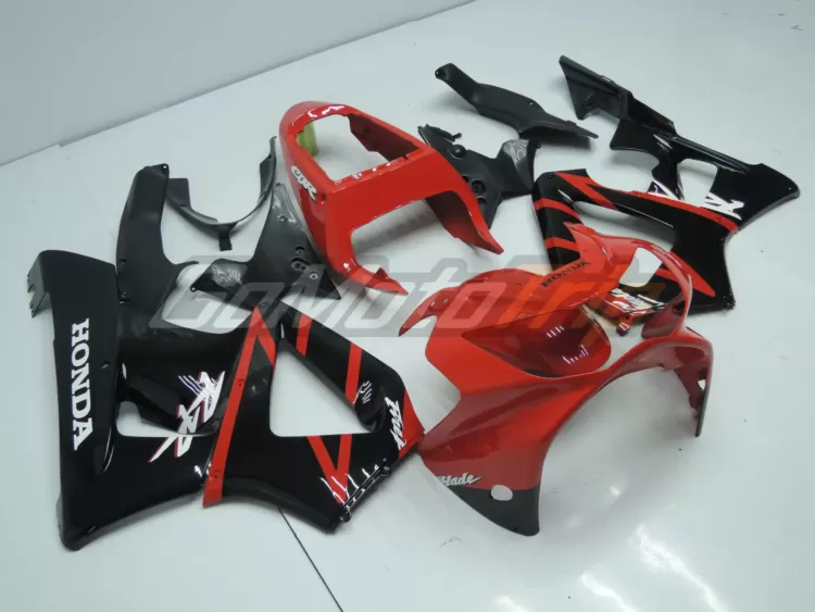 2000 2001 Honda Cbr929rr Black Red Fairing 3