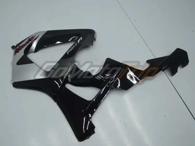 2000 2001 Honda Cbr929rr Black Silver Fairing 6