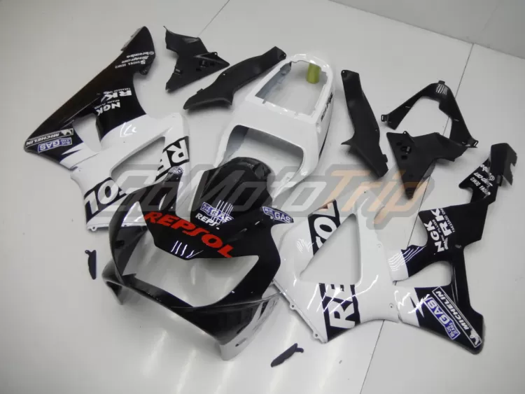 2000 2001 Honda Cbr929rr Black White Repsol Fairing 2