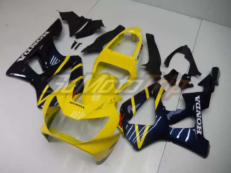 2000 2001 Honda Cbr929rr Blue Yellow Fairing 2