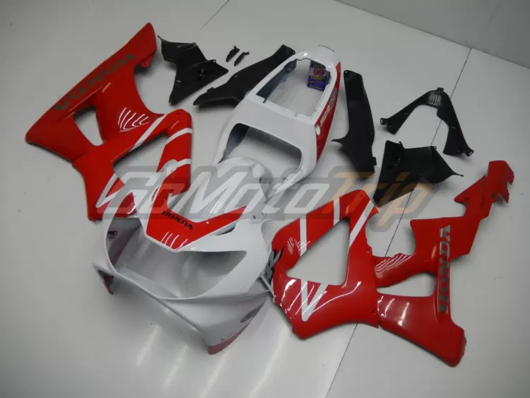 2000 2001 Honda Cbr929rr Red White Fairing 2