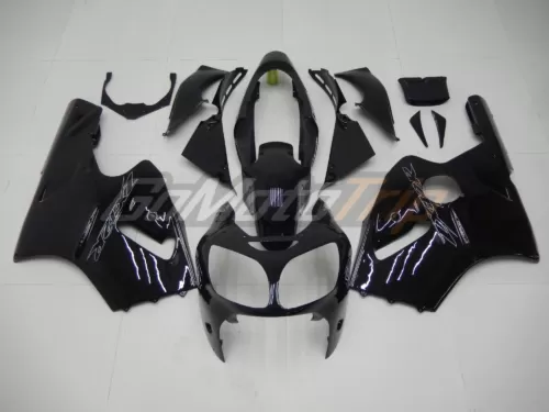 2000 2001 Kawasaki Ninja Zx 12r Black Fairing2 1