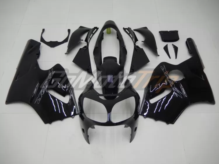 2000 2001 Kawasaki Ninja Zx 12r Black Fairing2 1