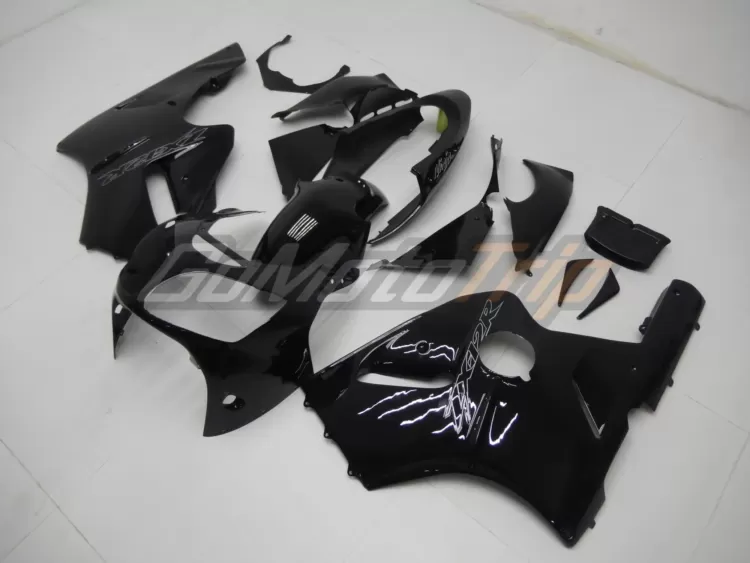 2000 2001 Kawasaki Ninja Zx 12r Black Fairing2 2