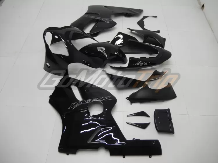 2000 2001 Kawasaki Ninja Zx 12r Black Fairing2 4