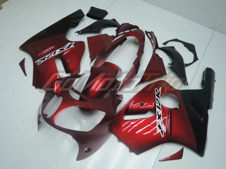 2000 2001 Kawasaki Ninja Zx 12r Red Fairing 2