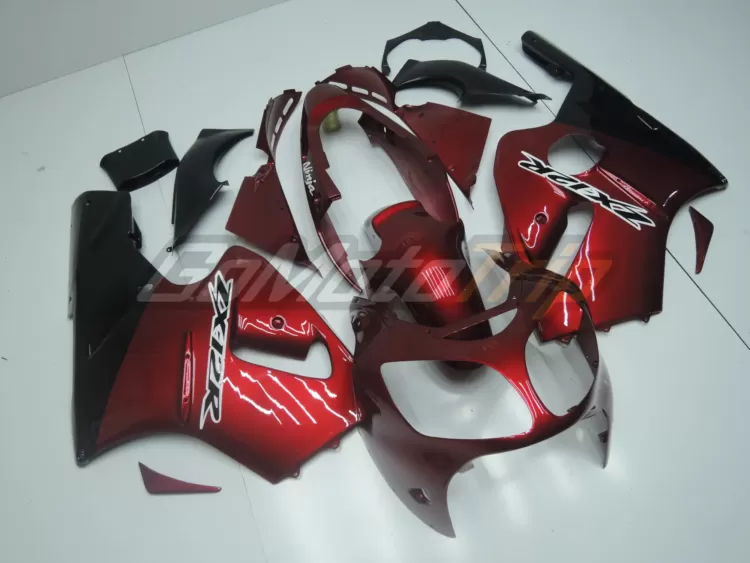 2000 2001 Kawasaki Ninja Zx 12r Red Fairing 3