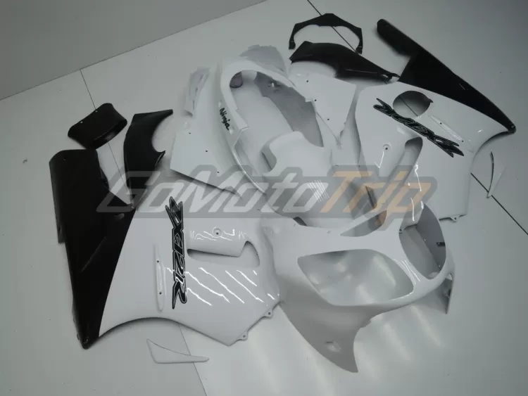 2000 2001 Kawasaki Ninja Zx 12r White Fairing 3