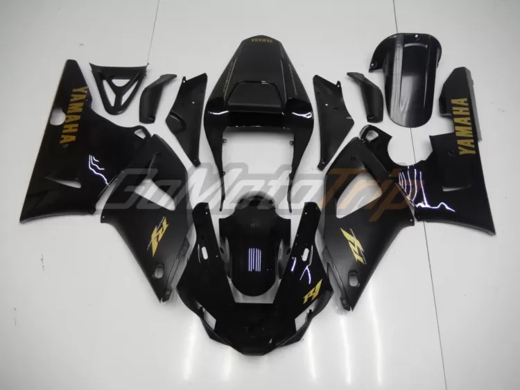 2000 2001 Yamaha Yzf R1 Black Fairing2 1