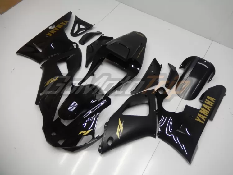 2000 2001 Yamaha Yzf R1 Black Fairing2 2