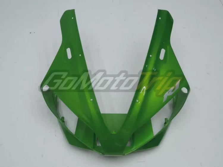 2000 2001 Yamaha Yzf R1 Black Green Fairing 4