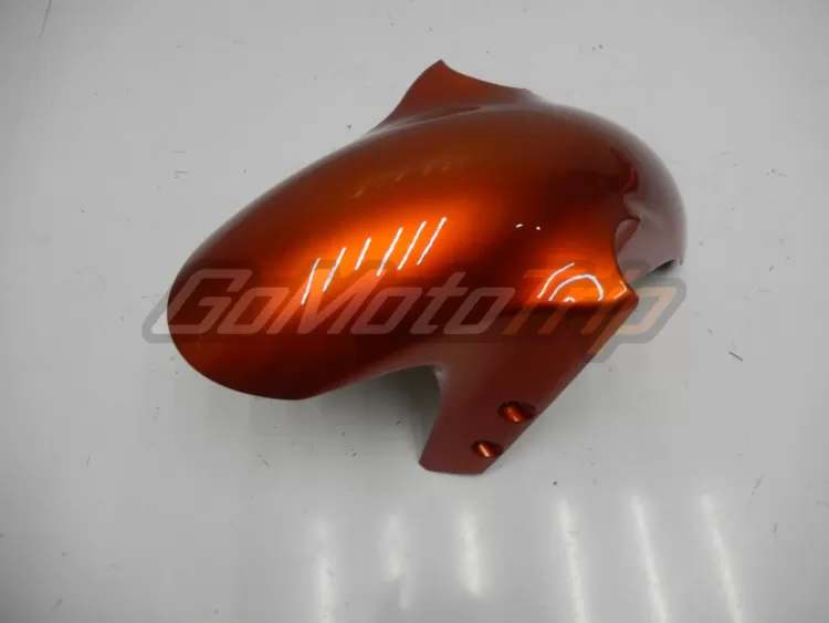 2000 2001 Yamaha Yzf R1 Black Orange Fairing 5