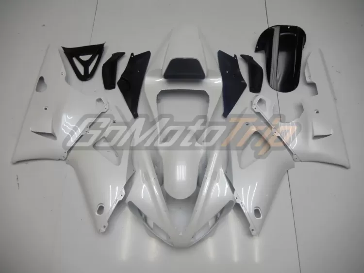 2000 2001 Yamaha Yzf R1 Pearl White Fairing 1