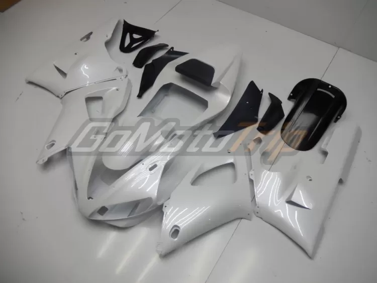 2000 2001 Yamaha Yzf R1 Pearl White Fairing 2