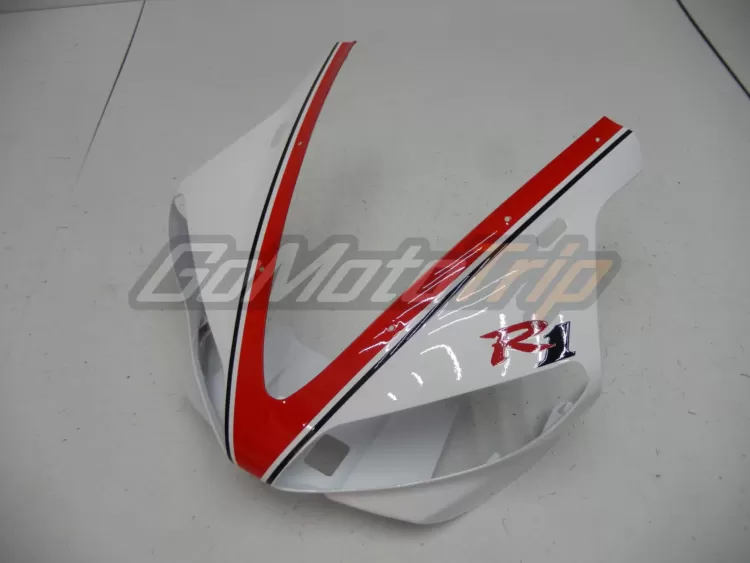 2000 2001 Yamaha Yzf R1 White Red Fairing 5