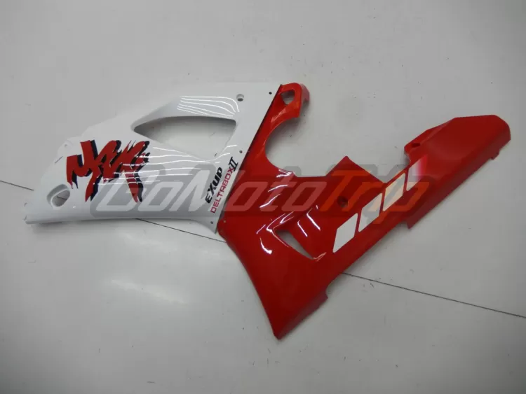 2000 2001 Yamaha Yzf R1 White Red Fairing 7