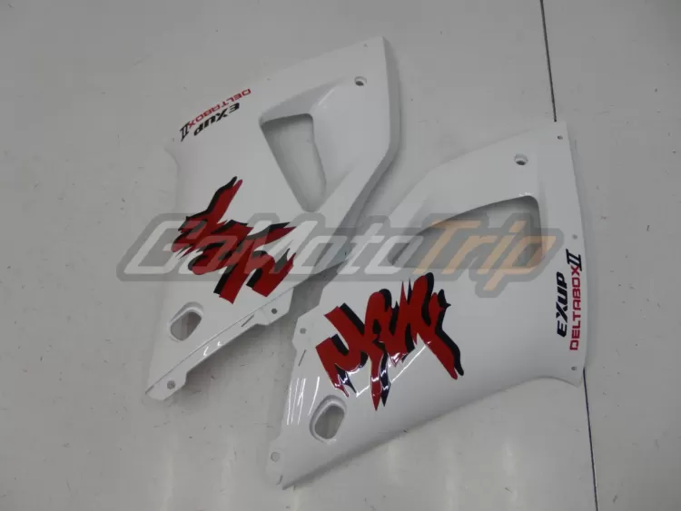 2000 2001 Yamaha Yzf R1 White Red Fairing 9