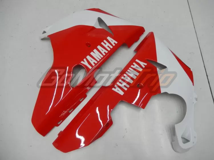 2000 2001 Yamaha Yzf R1 White Red Fairing2 10