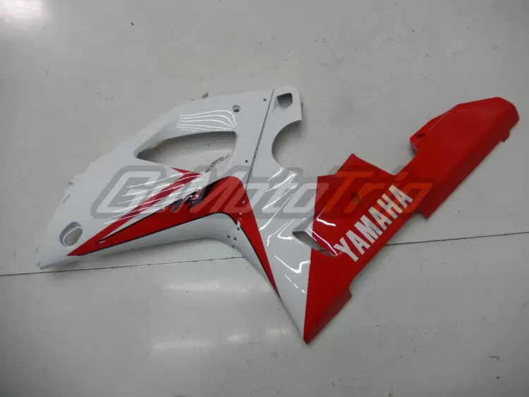 2000 2001 Yamaha Yzf R1 White Red Fairing2 7