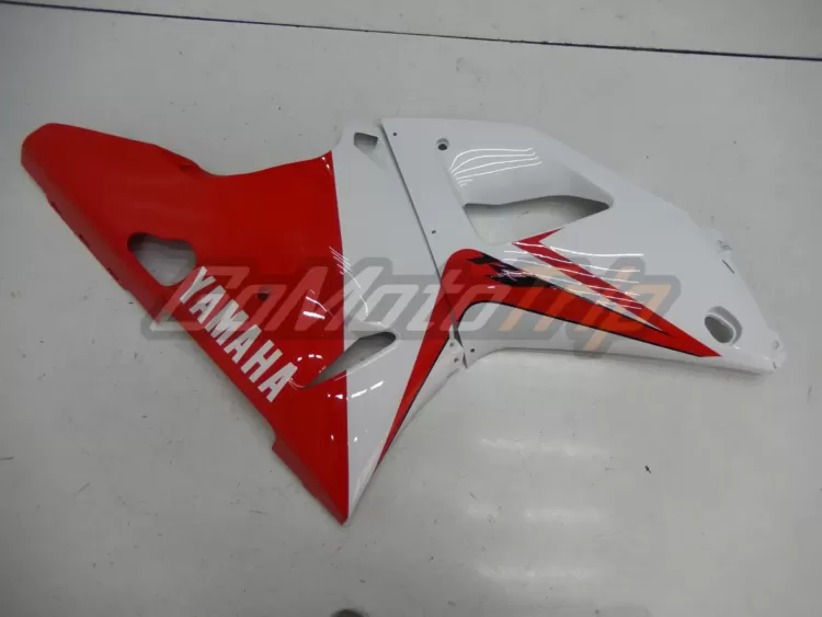 2000 2001 Yamaha Yzf R1 White Red Fairing2 8