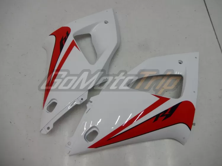 2000 2001 Yamaha Yzf R1 White Red Fairing2 9