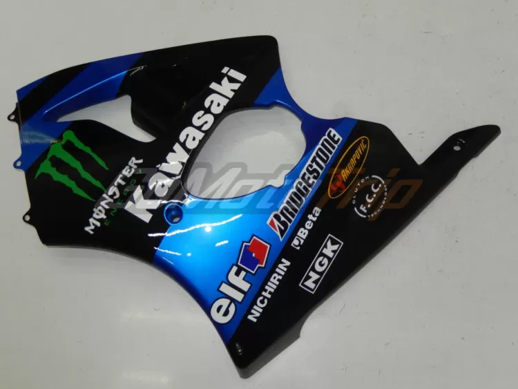 2000 2002 Kawasaki Ninja Zx 6r Blue Zx Rr 2009 Motogp Livery Fairing 7