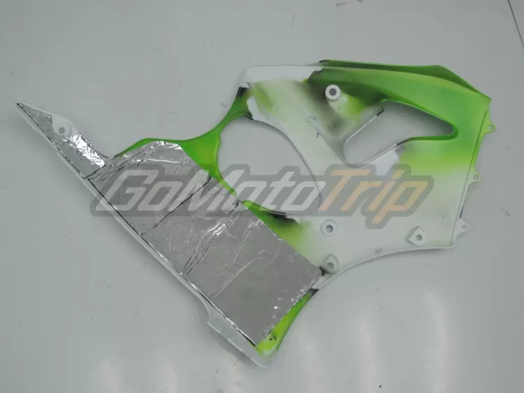 2000 2002 Kawasaki Ninja Zx 6r Green White Fairing 10