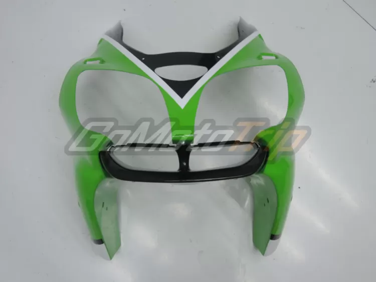 2000 2002 Kawasaki Ninja Zx 6r Green White Fairing 4